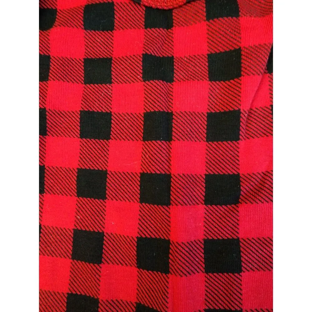 18M Lot of 4 Player 3 Has Entered The Game, Red Buffalo Plaid, Body Suits, Pants